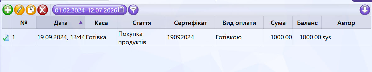 Сертифікати